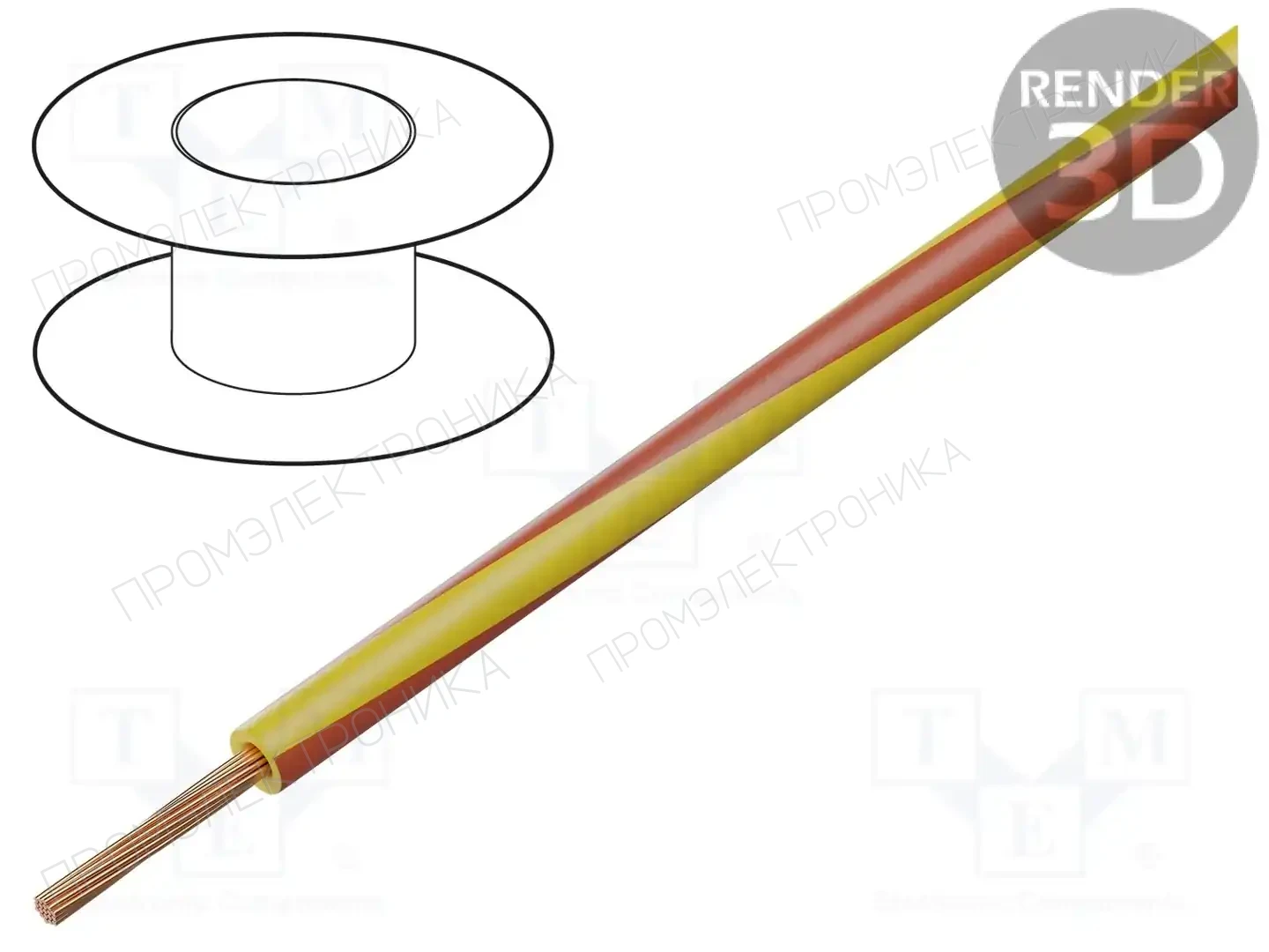 BQ CABLE LGY2.5-YL/RD — Провода одножильные - тросик