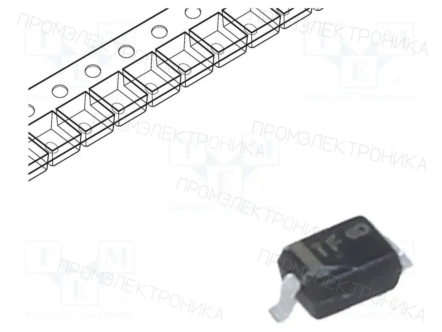 onsemi SZMM3Z6V8ST1G — Стабилитроны SMD