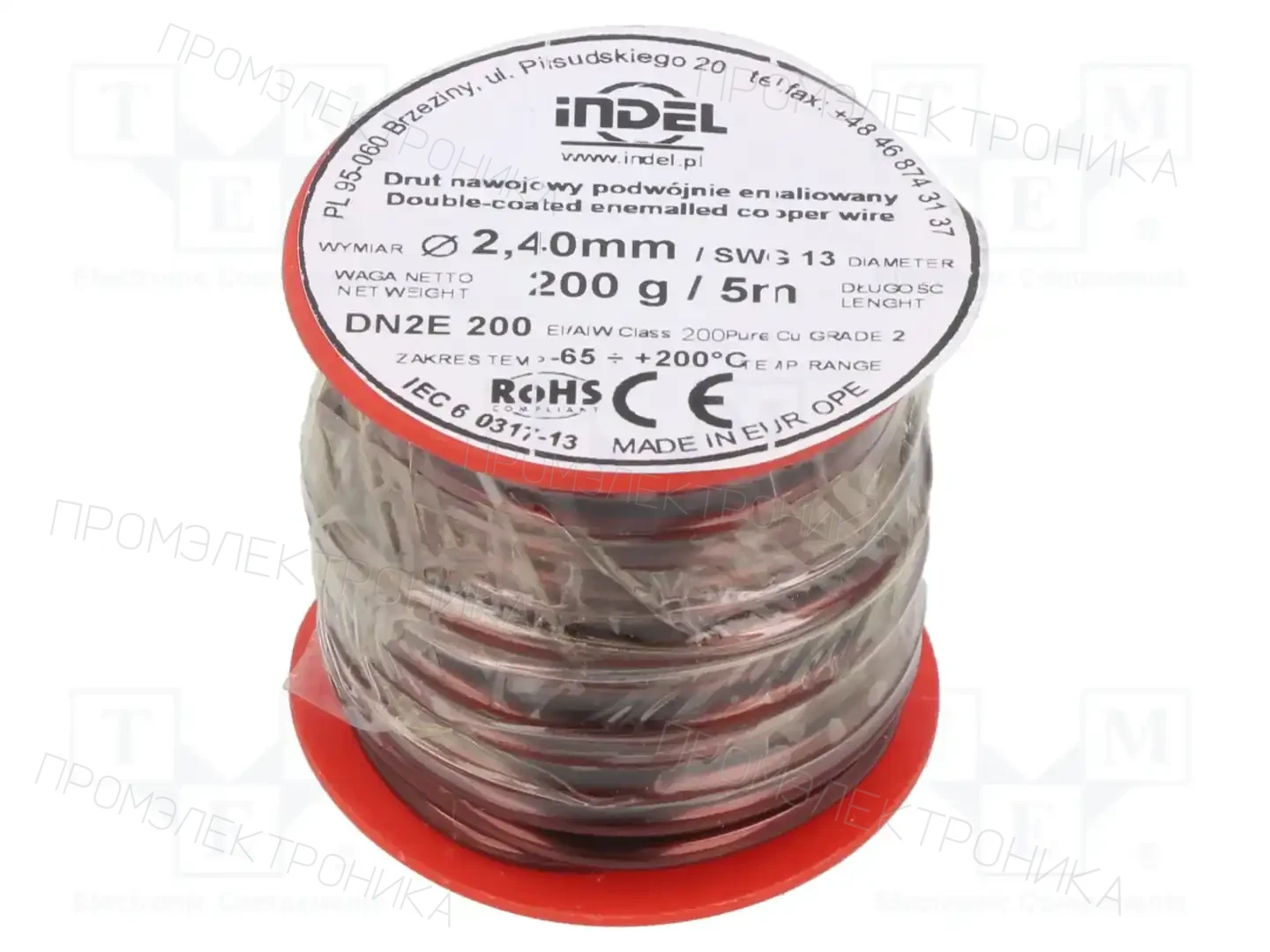 INDEL DN2E2,4-200G — Проволока обмоточная