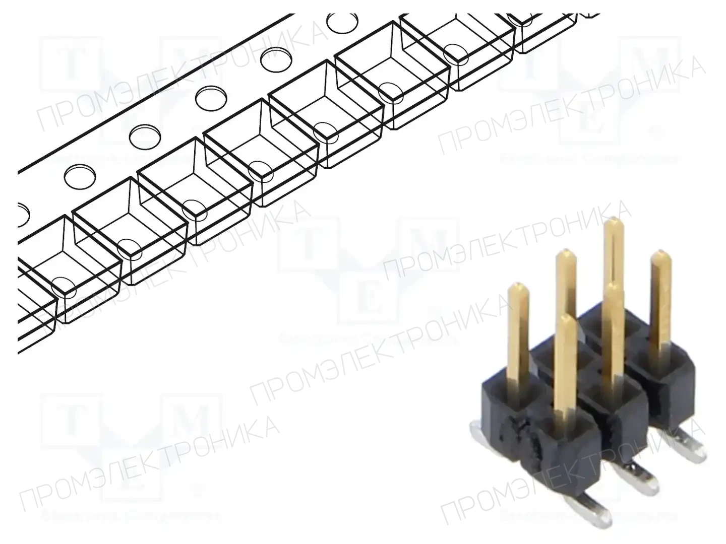 SAMTEC TSM-103-01-L-DV-P-FR — Разъeмы пластина - пластина