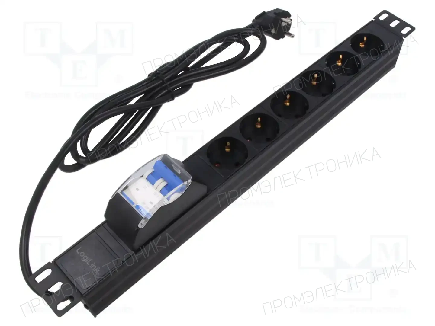 LOGILINK PDU6C02 — Планки защиты от перенапряжения