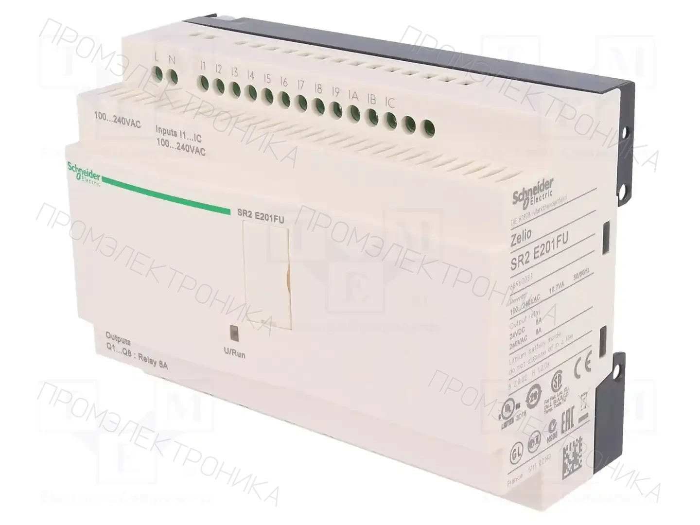 SCHNEIDER ELECTRIC SR2E201FU — Реле прогр. основные модули