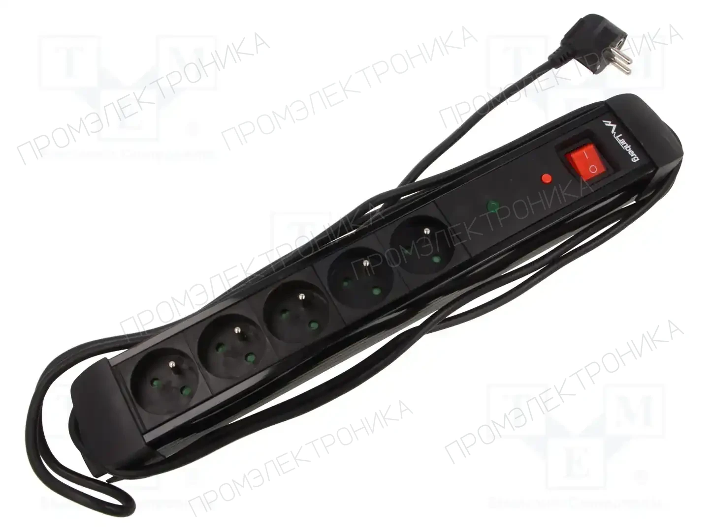 LANBERG SP1-05E-0300-BK — Планки защиты от перенапряжения