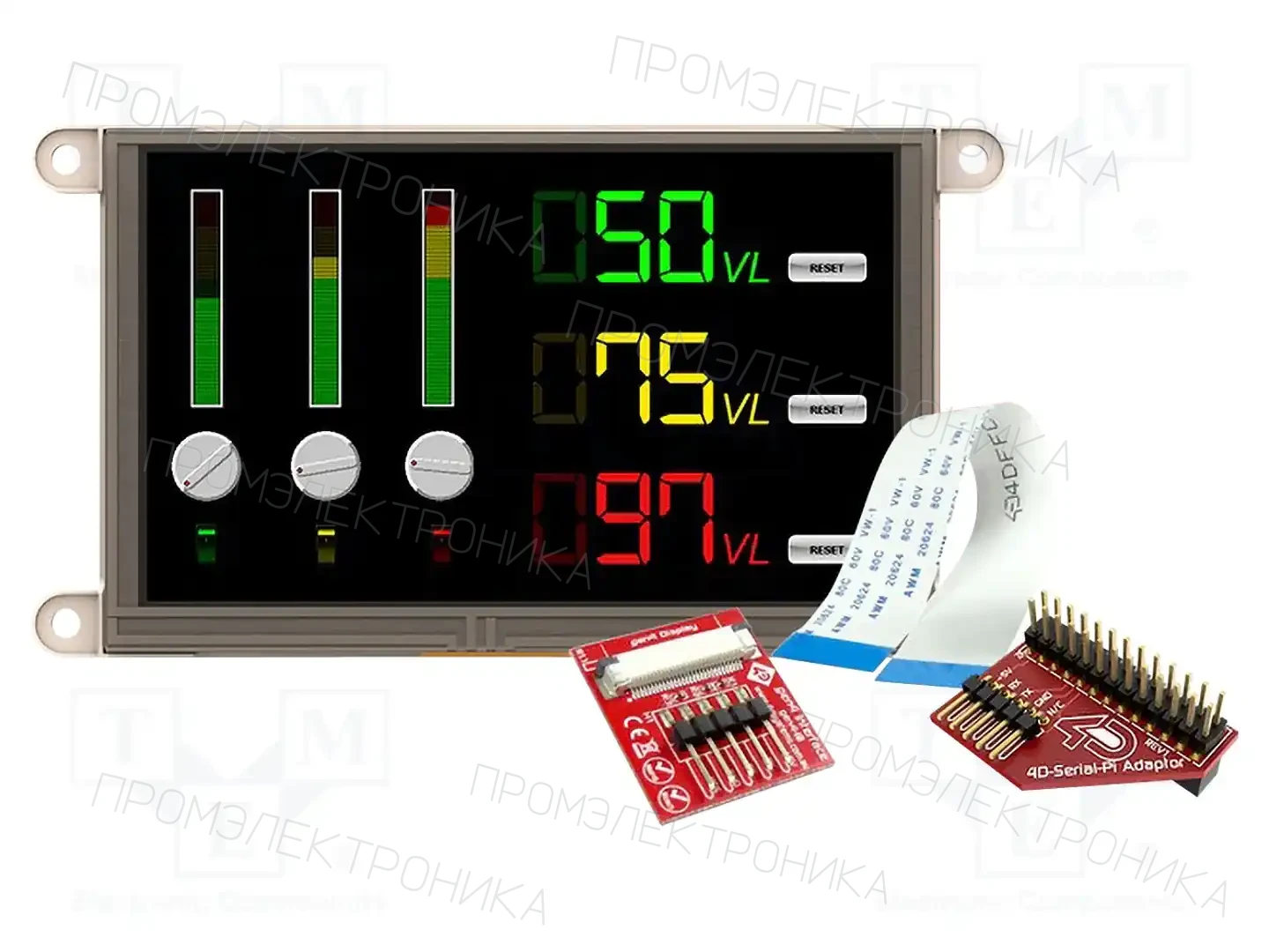 4D Systems GEN4-ULCD-50D-PI — Интеллигентные дисплеи