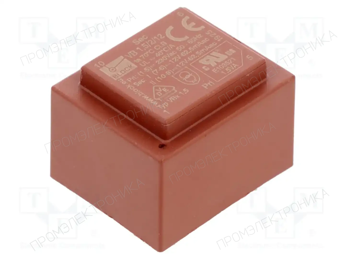 BLOCK VB 1,5/2/12 — Трансформаторы PCB