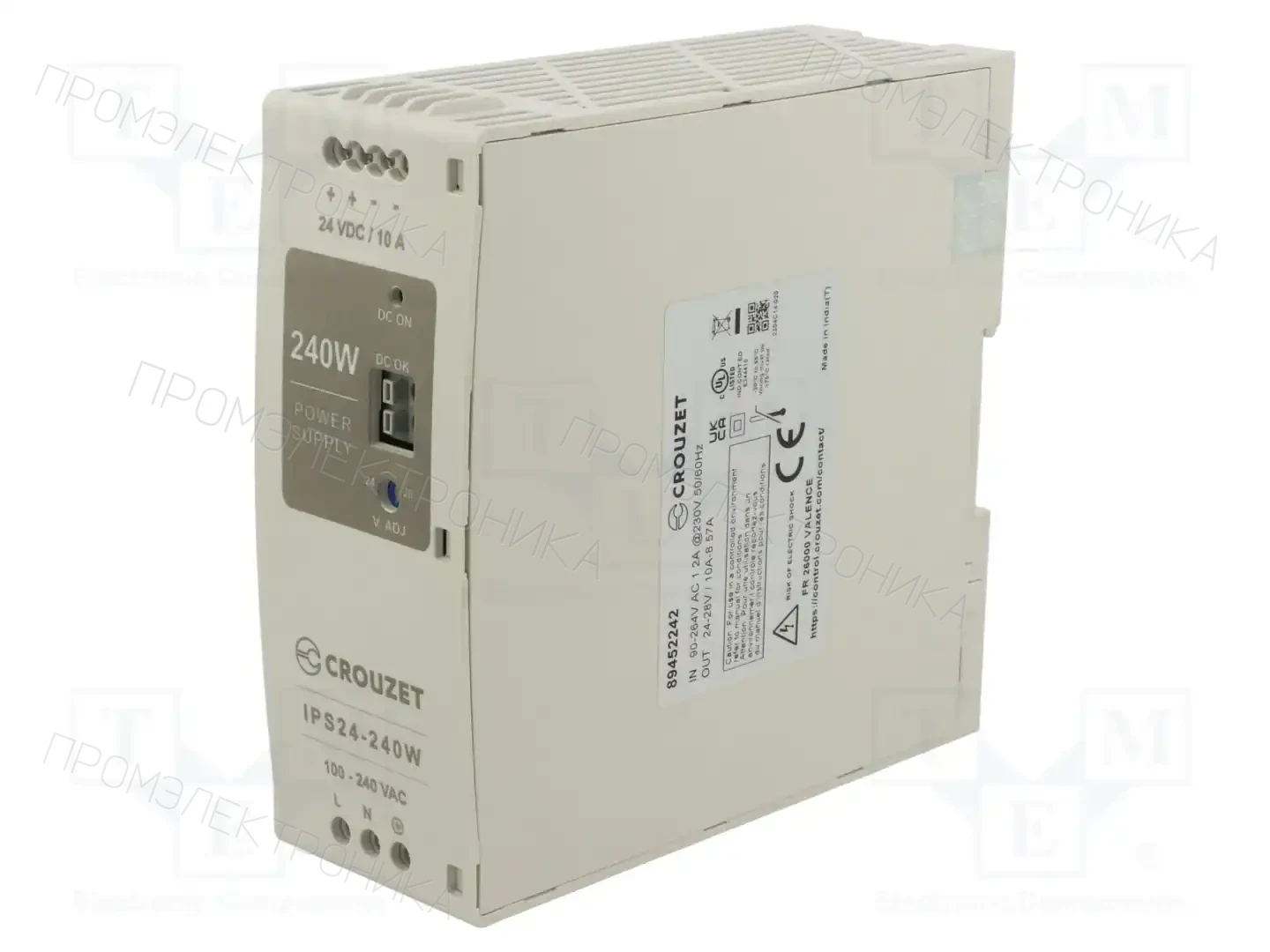 CROUZET 89452242 — Блоки питания на DIN-рейку