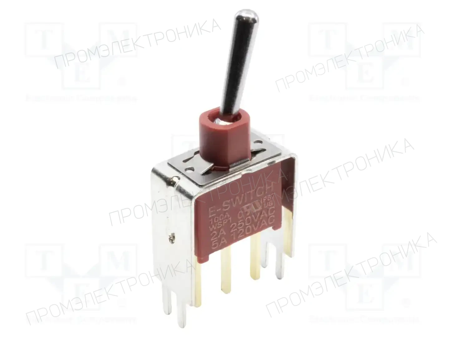 E-SWITCH 100AWSP1T1B4VS3QE — Переключатели рычажные