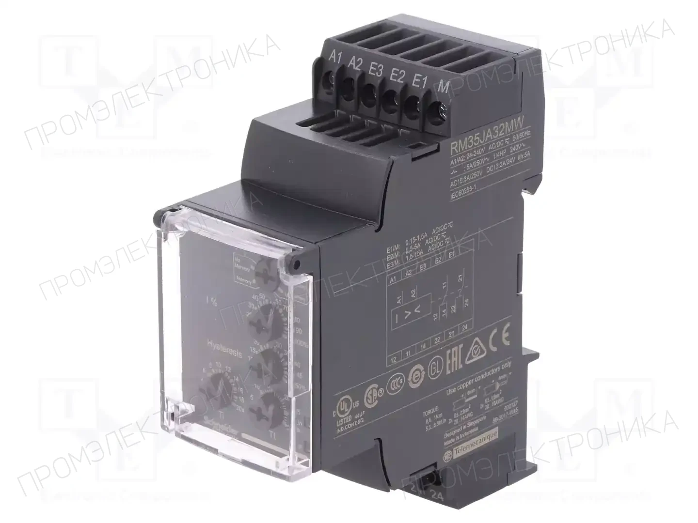 SCHNEIDER ELECTRIC RM35JA32MW — Контрольные реле