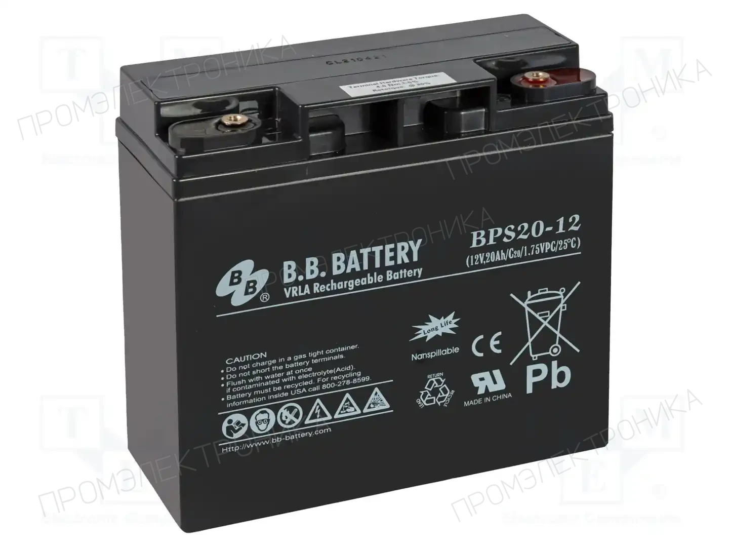 B.B. Battery BPS 20-12 — Аккумуляторы кислотные