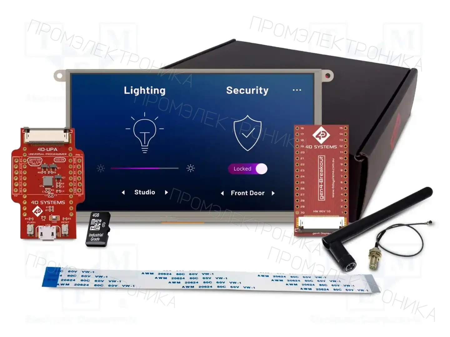 4D Systems SK-ESP32-90T — Интеллигентные дисплеи
