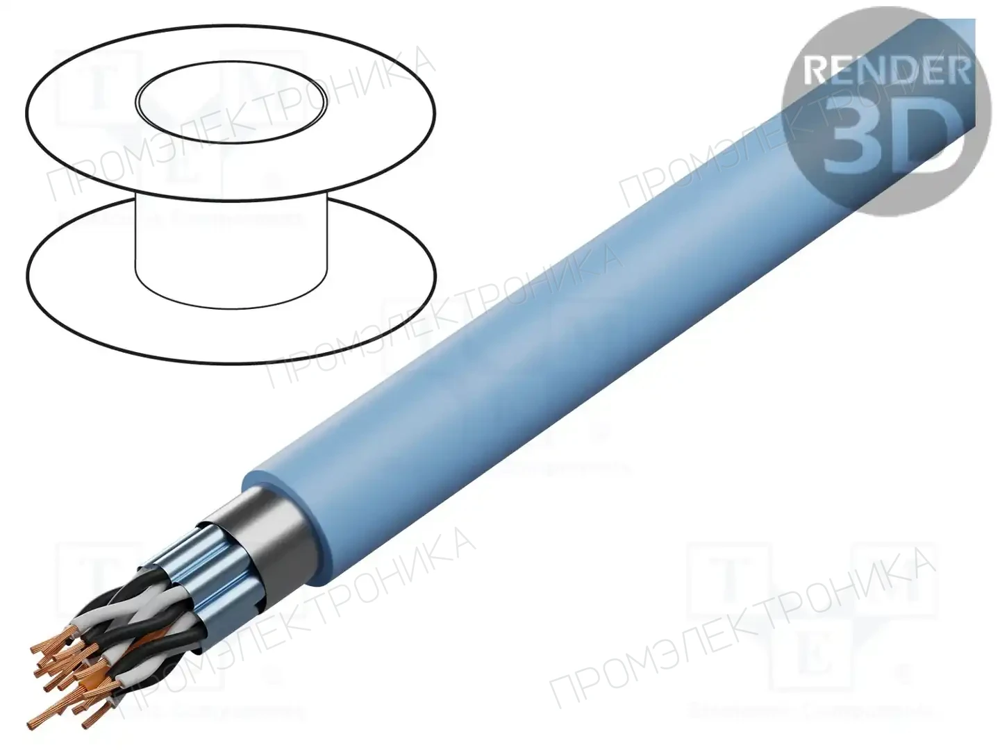 BELDEN 1476A 0061000 — Провода многожильные экранированные