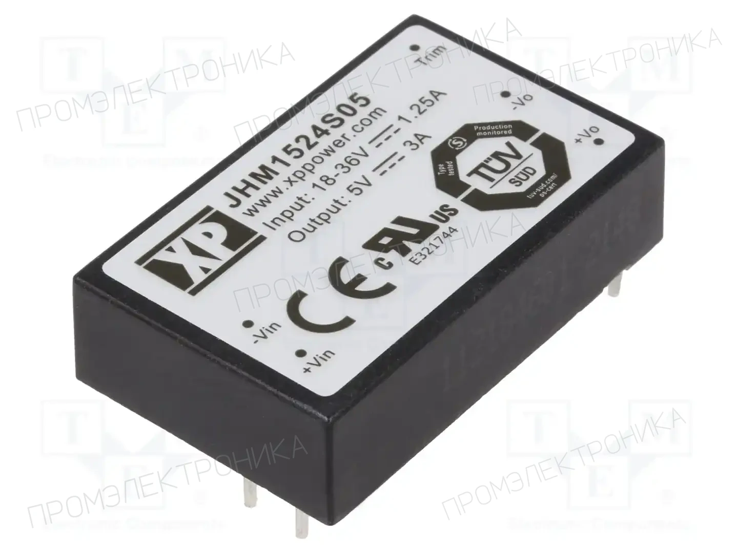 XP POWER JHM1524S05 — Преобразователи DC/DC