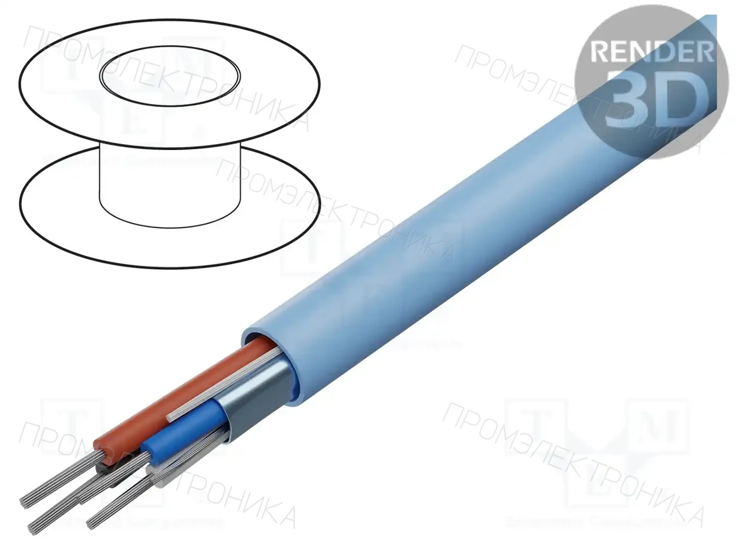 BELDEN 1502R G751000 — Провода многожильные экранированные