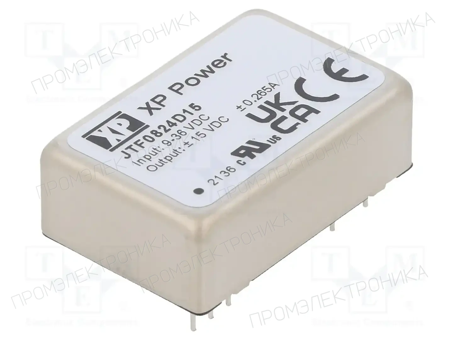 XP POWER JTF0824D15 — Преобразователи DC/DC