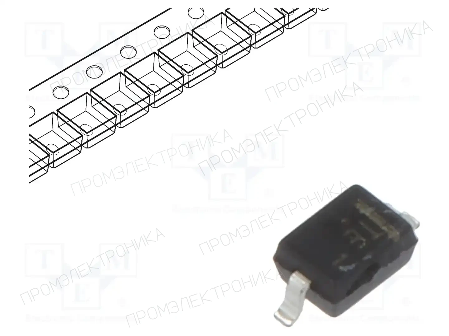 onsemi SZMM3Z6V2ST1G — Стабилитроны SMD
