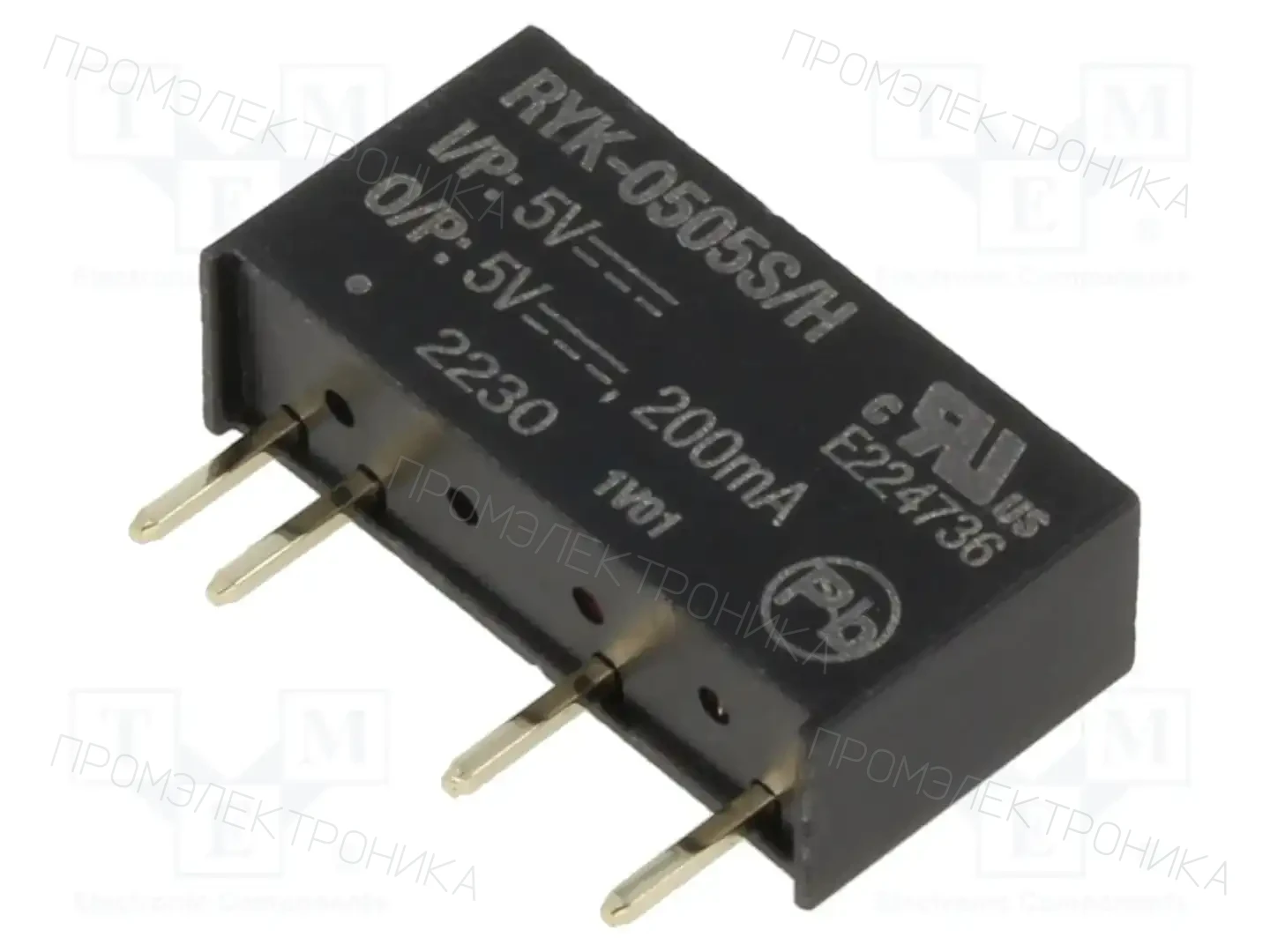 RECOM RYK-0505S/H — Преобразователи DC/DC