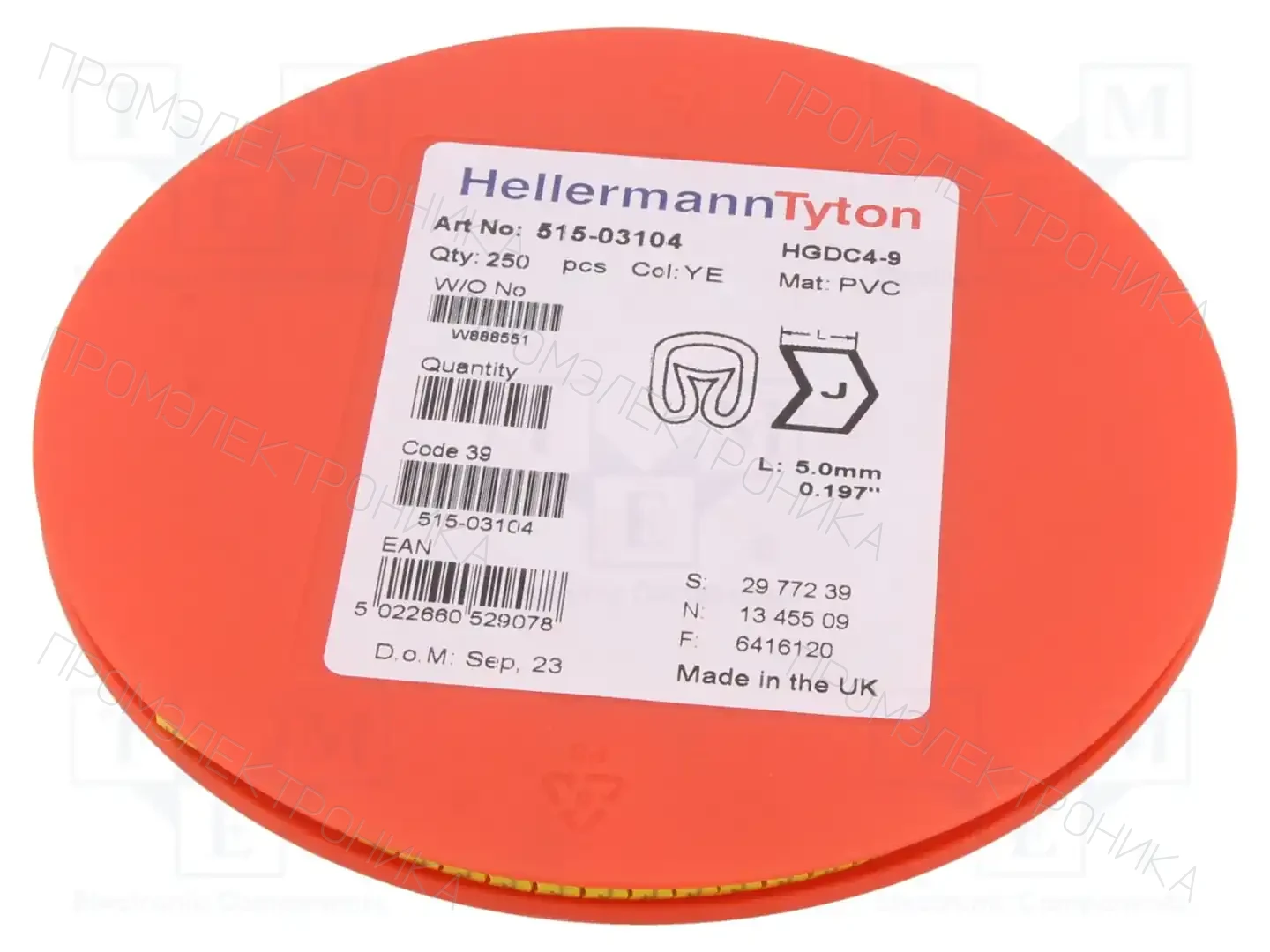 HELLERMANNTYTON 515-03104 — Маркеры проводов