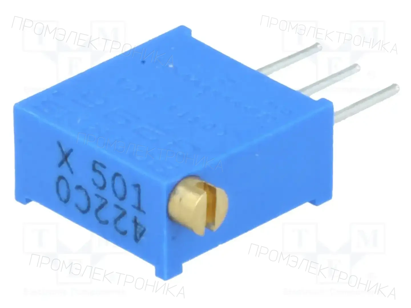 BOURNS 3296X-1-501LF — Потенциометры THT многооборотные 3/8 дм