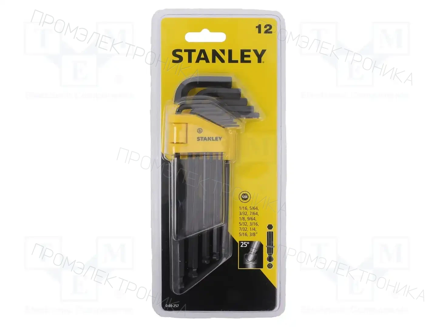 STANLEY 0-69-257 — Шестигранные и звездообразные ключи