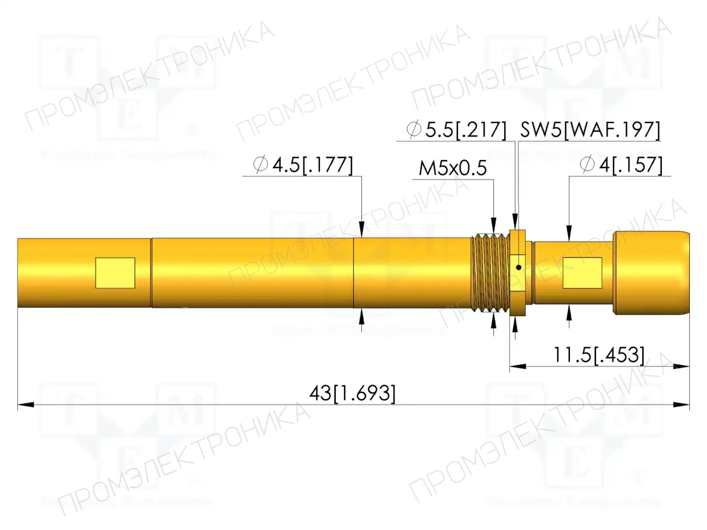 INGUN HFS-840 303 150 A 8043 E3 M — Измерительные щупы