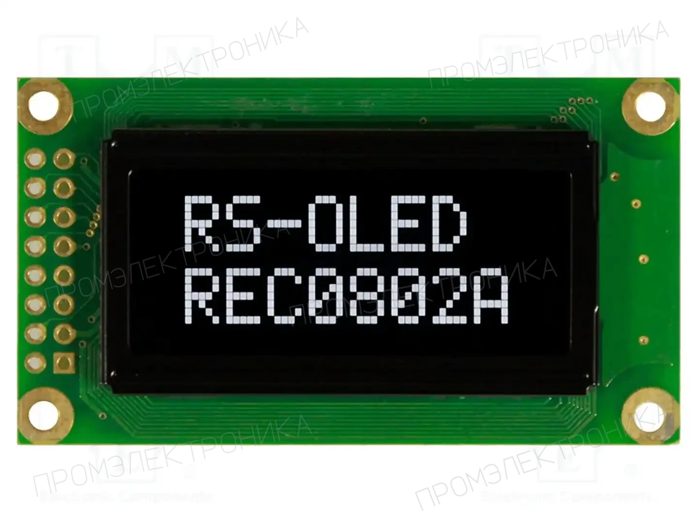 RAYSTAR OPTRONICS REC000802AWPP5N00100 — Дисплеи OLED буквенно-цифровые