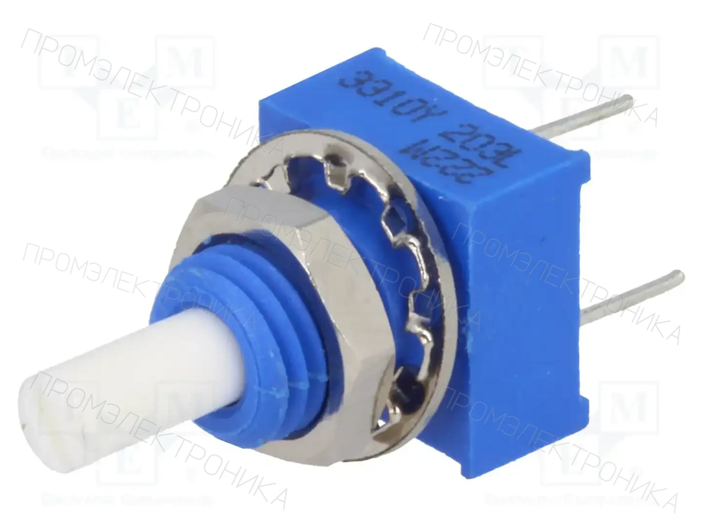 BOURNS 3310Y-001-203L — Потенциометры одноооб. из пров. пластика