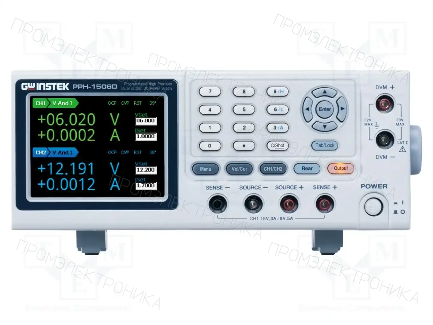GW INSTEK PPH-1506D — Блоки питания многоканальные