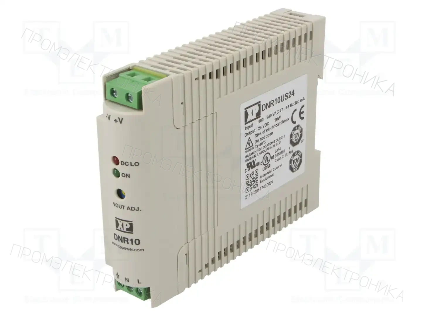 XP POWER DNR10US24 — Блоки питания на DIN-рейку