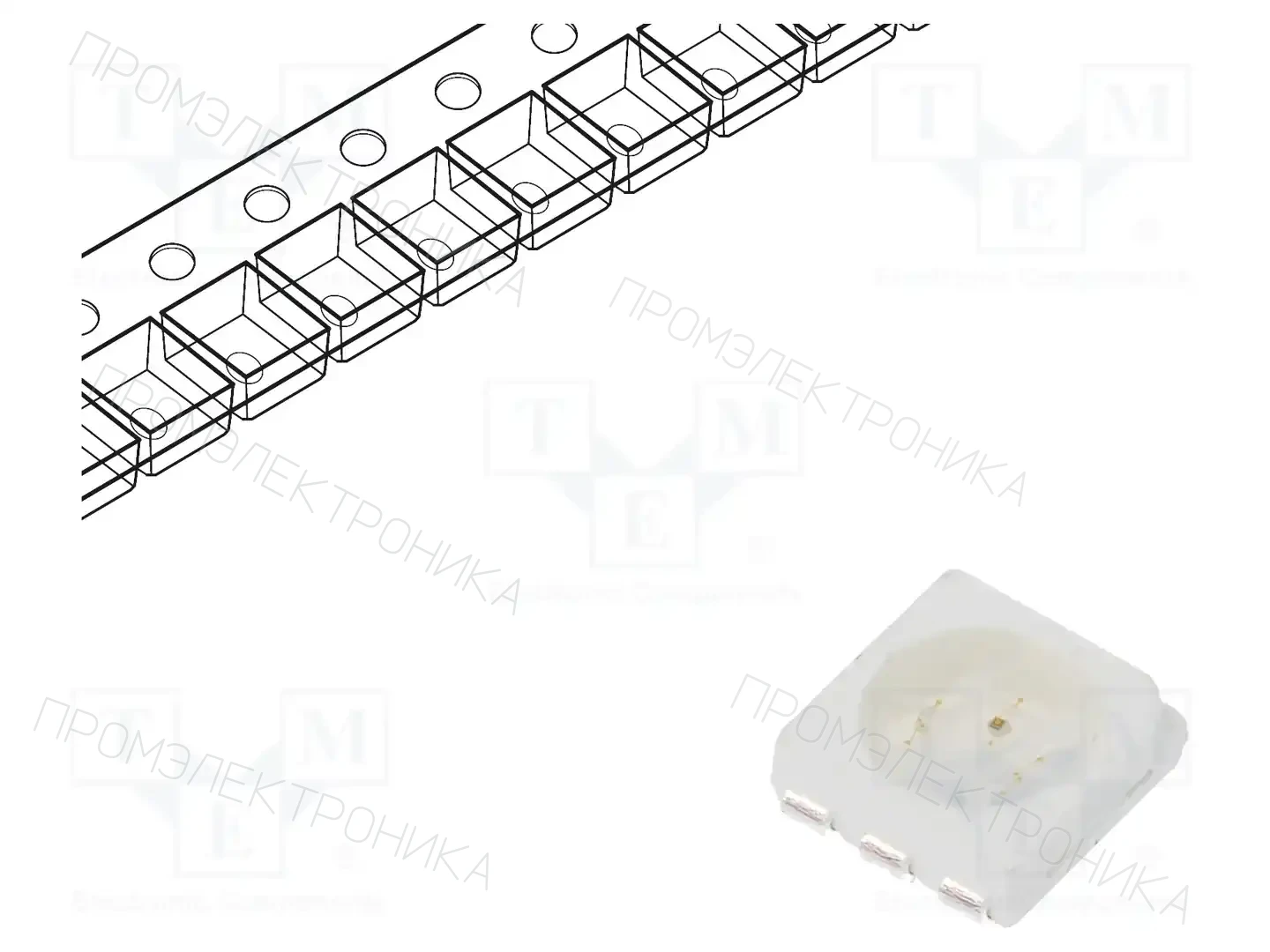 REFOND RF-W2SA50TS-A39R — Светодиоды SMD цветные