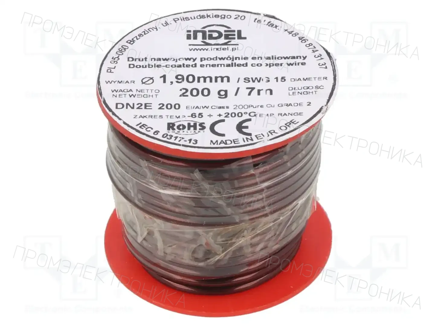 INDEL DN2E1,90-200G — Проволока обмоточная