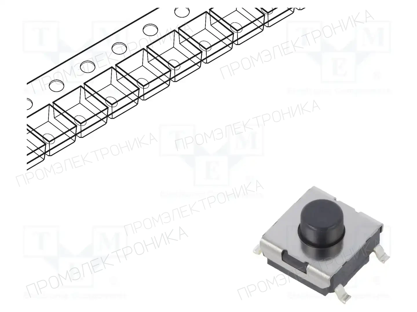 OMRON Electronic Components B3FS1010P — Микропереключатели TACT