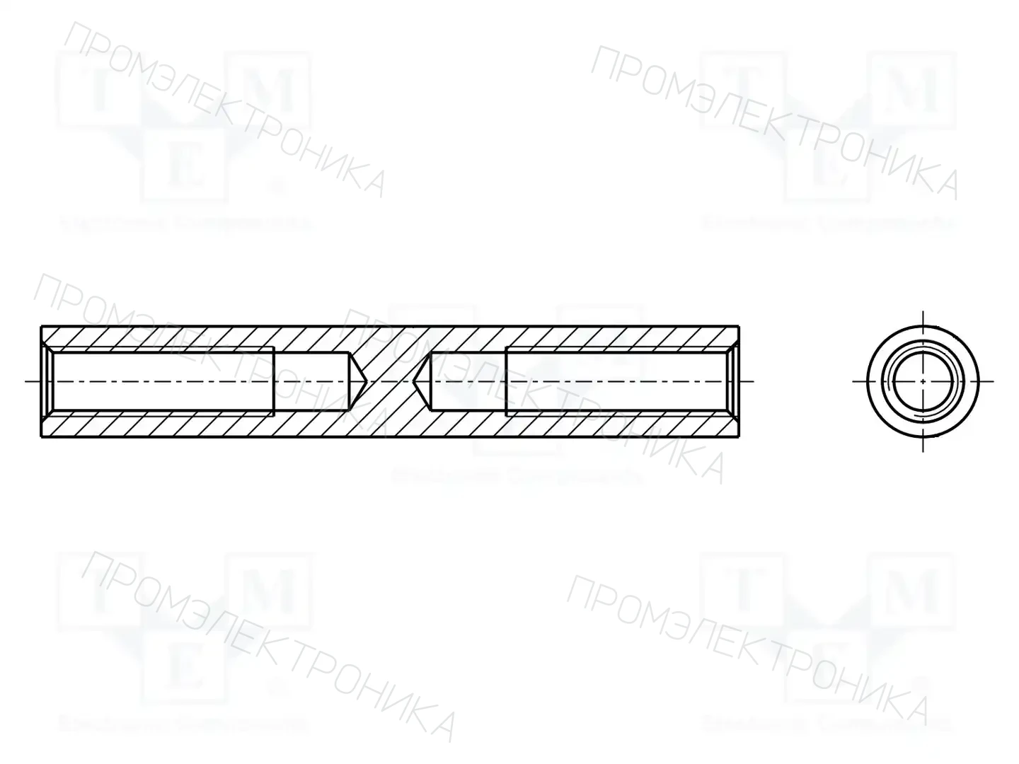 HARWIN R30-5000602 — Элементы дистанционные металлические