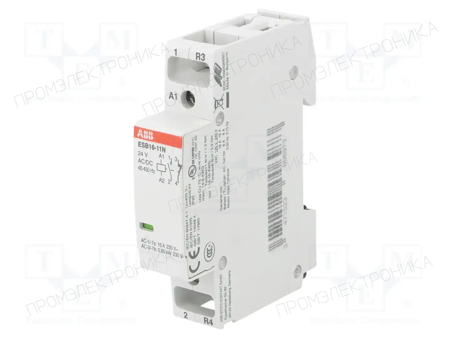 ABB 1SBE111111R0111 — Контакторы - установочные модульные
