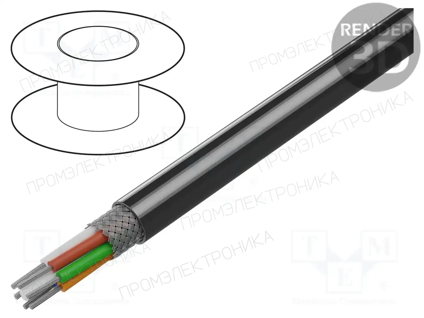BELDEN 9260 060100 — Провода многожильные экранированные