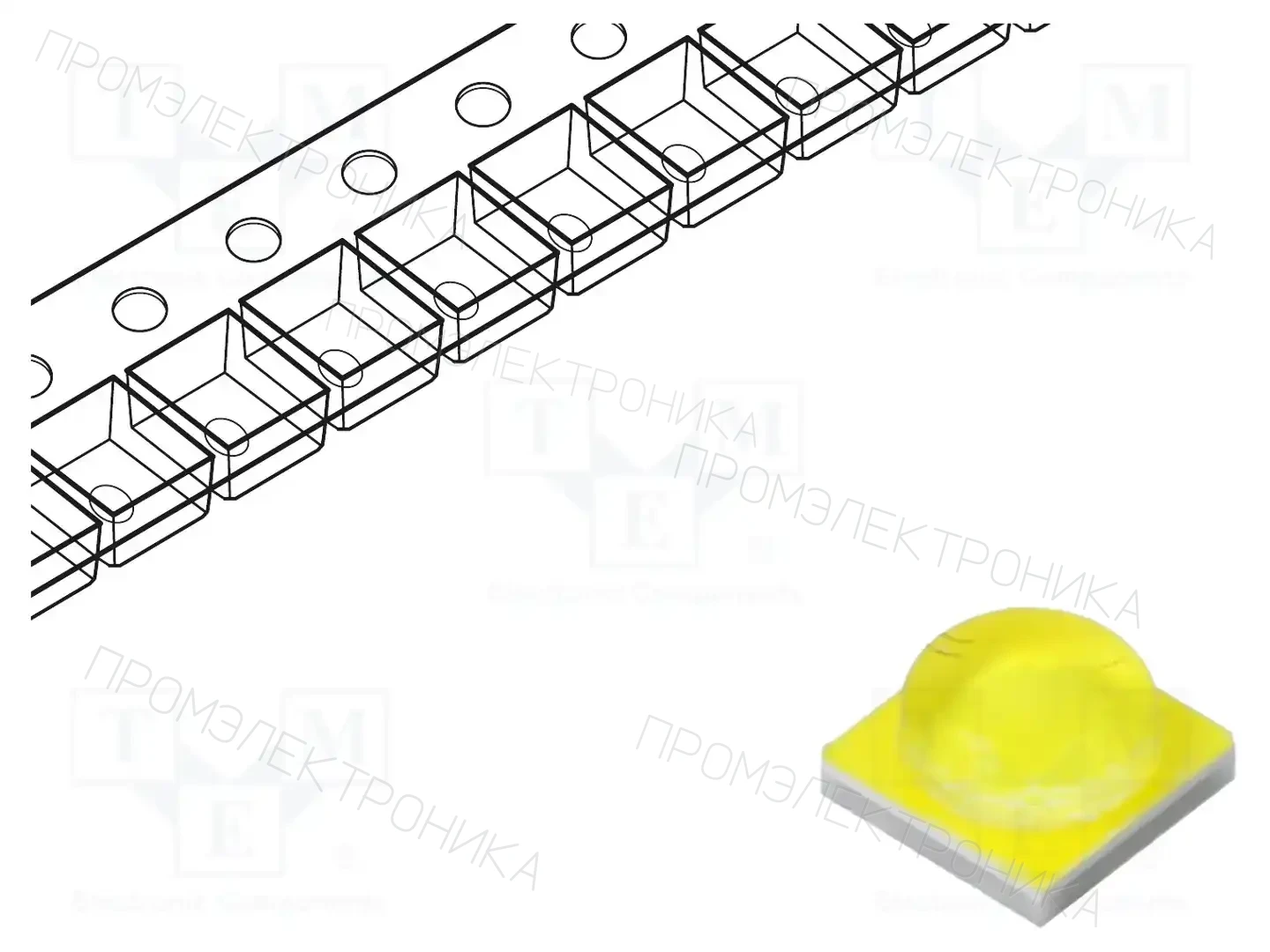 ProLight Opto PB2H-4BWE-HWFC — Диоды LED - "plants growth"