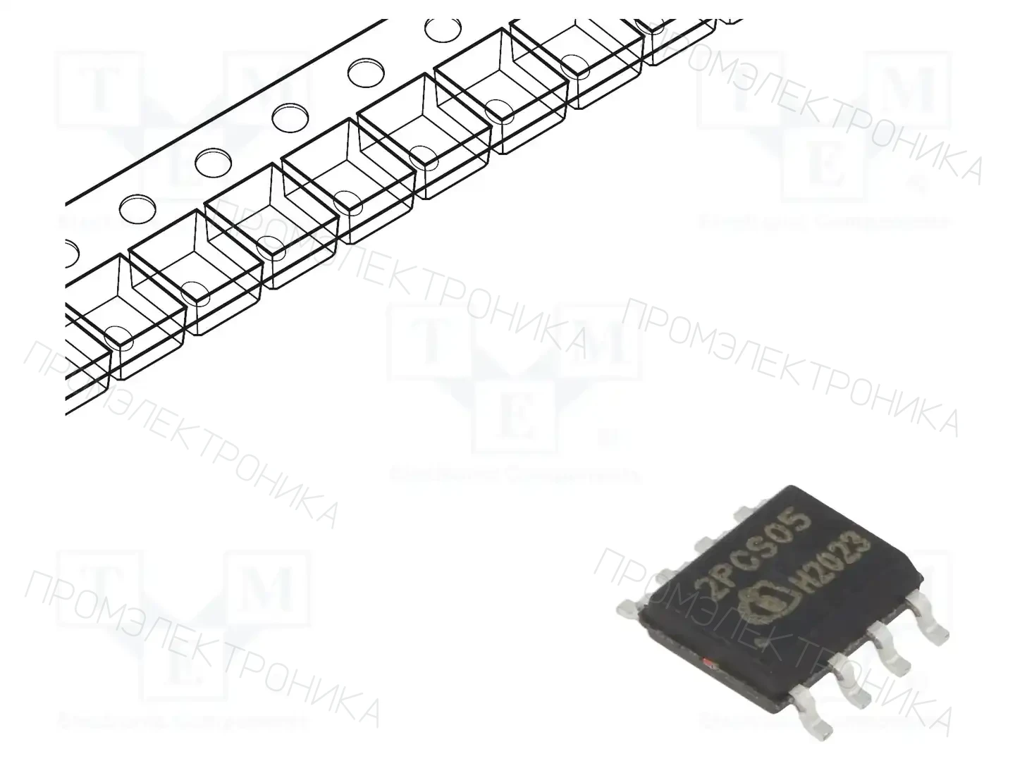 Infineon Technologies ICE2PCS05GXUMA1 — Регуляторы напряжения - микросхемы ШИМ