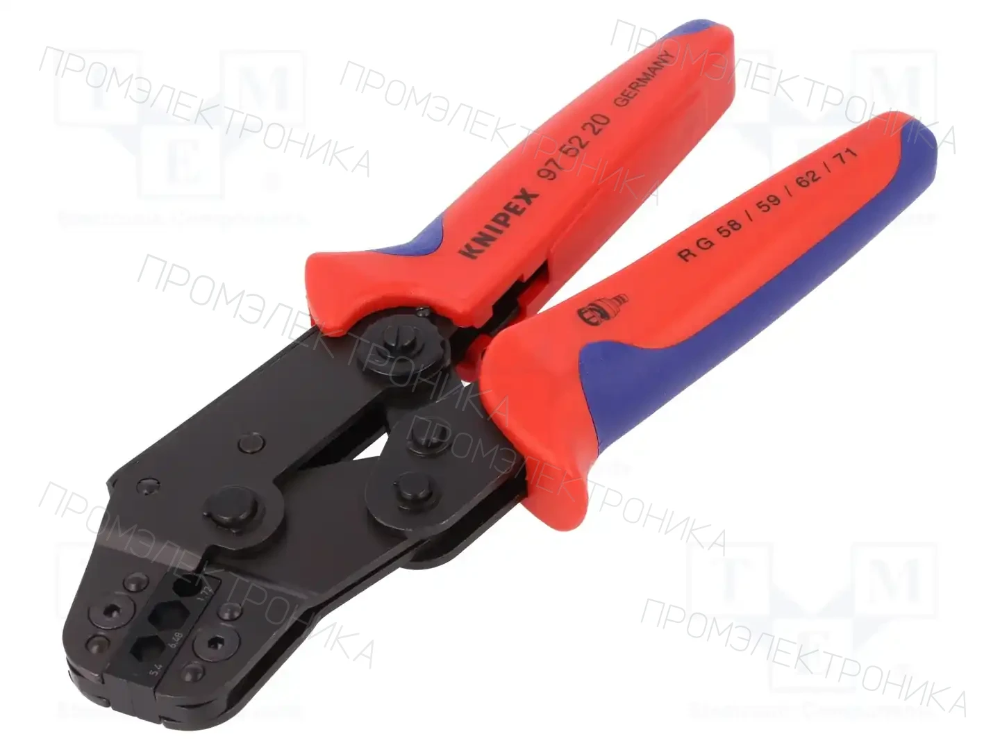 KNIPEX 97 52 20 — Обжимн. инстр-ты для коакс./РЧ разъемов