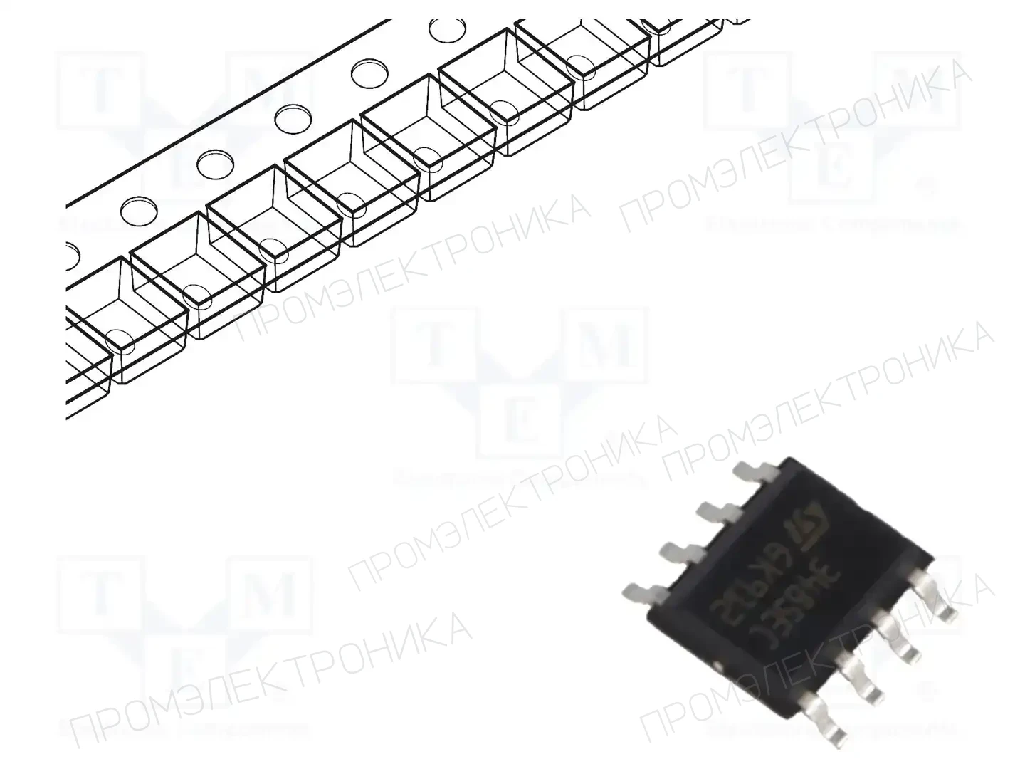 STMicroelectronics ST3485ECDR — Микросхемы - RS232 / RS422 / RS485