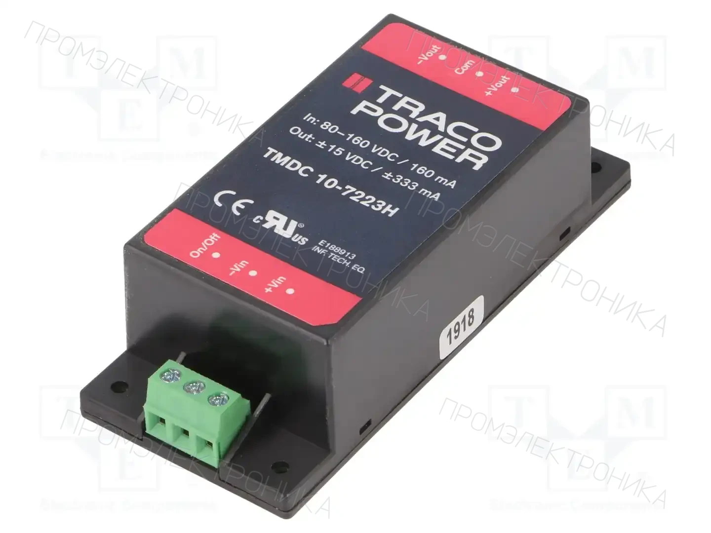 TRACO POWER TMDC 10-7223H — Преобразователи DC/DC