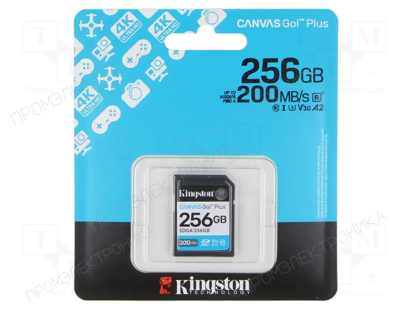 KINGSTON TECHNOLOGY SDG4/256GB — Карты памяти