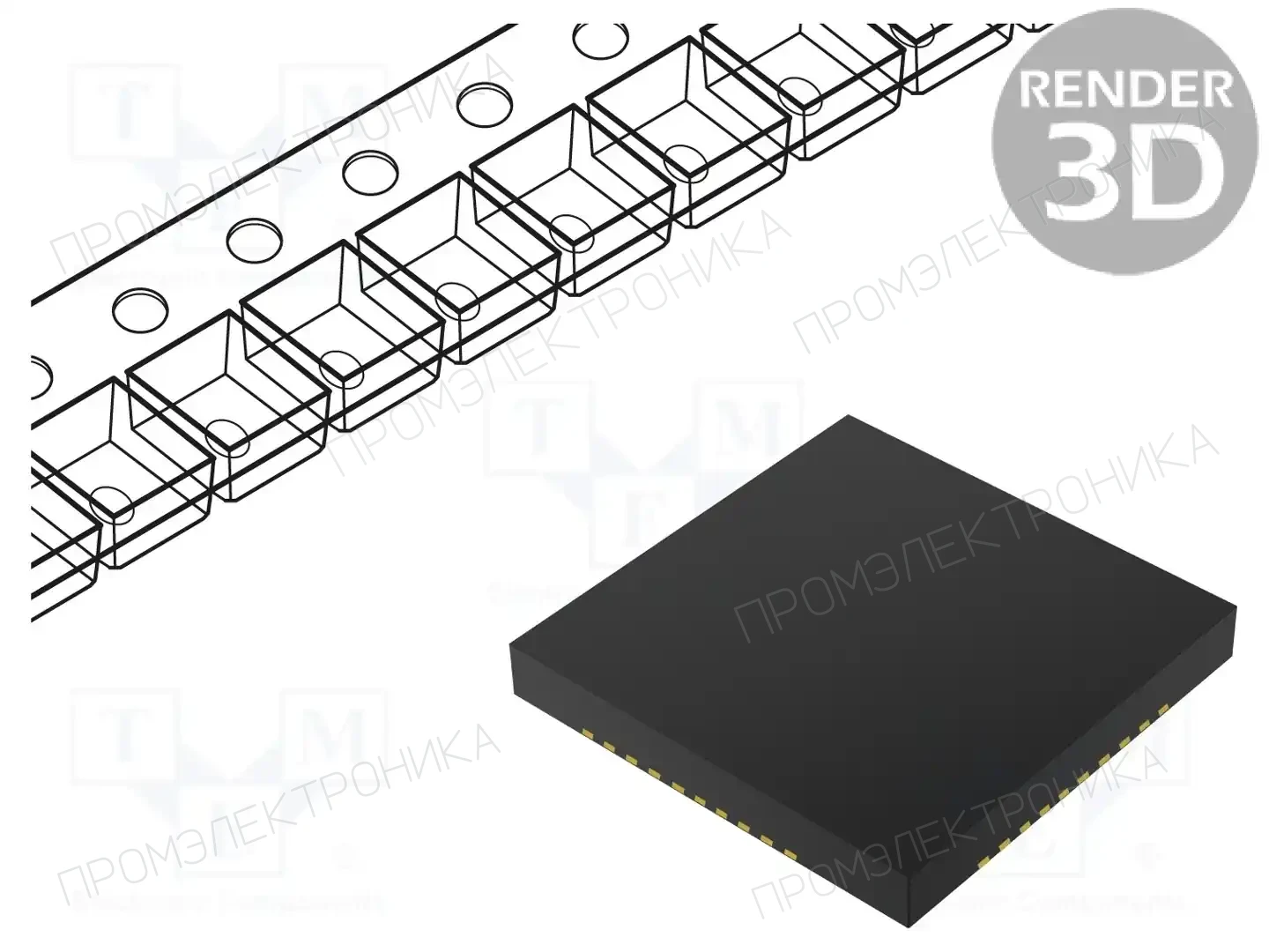 Microchip Technology PD70224ILQ-TR — Микросхемы - интерфейс Ethernet