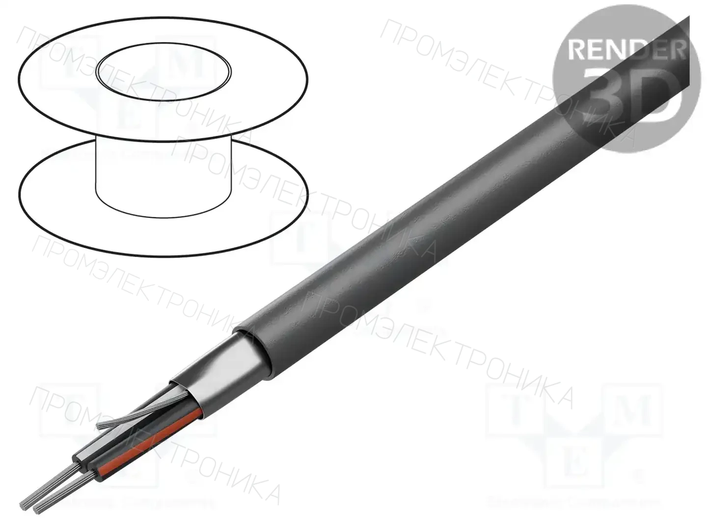ALPHA WIRE 78192 SL001 — Провода многожильные экранированные