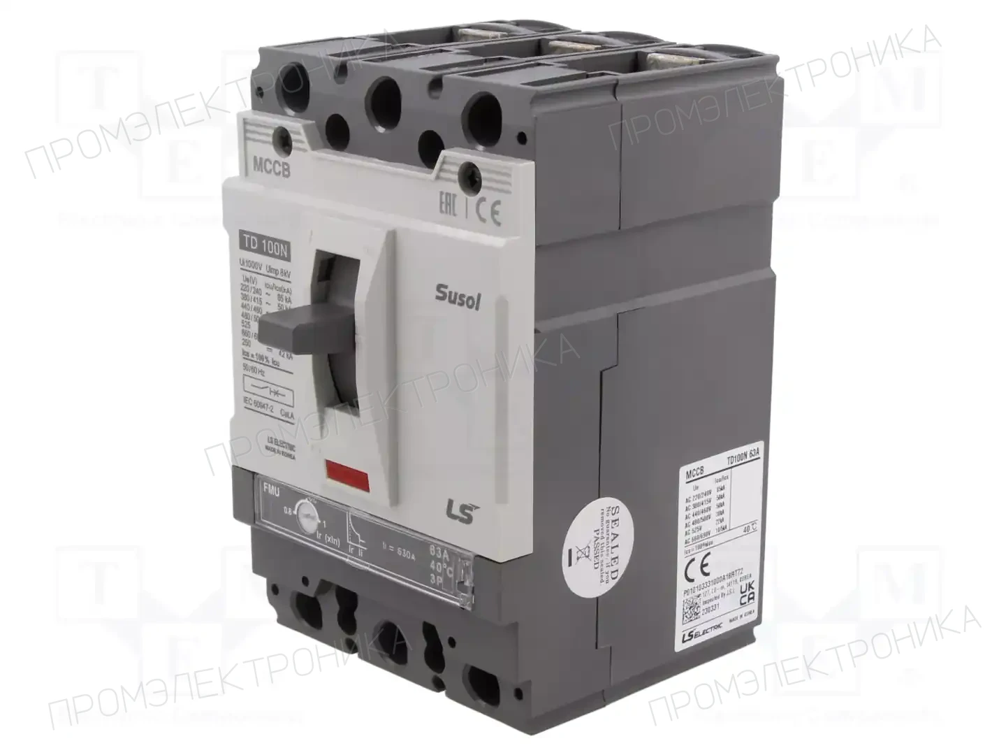 LS ELECTRIC TD100N FMU 63A 3P — Разъединители