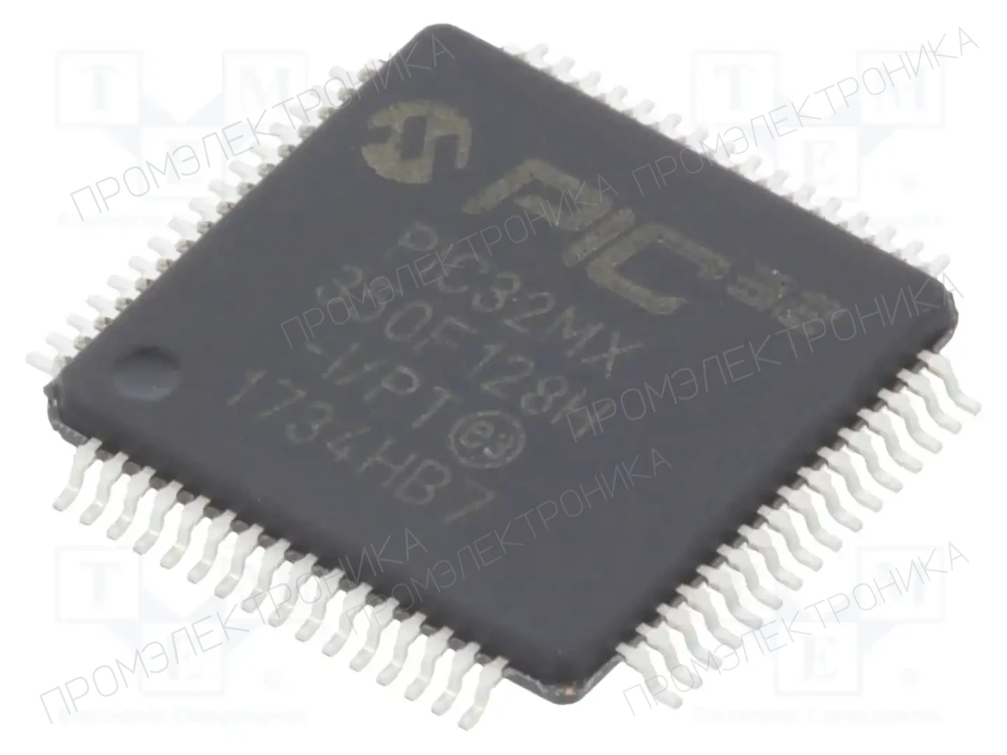 Microchip Technology PIC32MX350F128H-I/PT — Линейка PIC32 32-bit