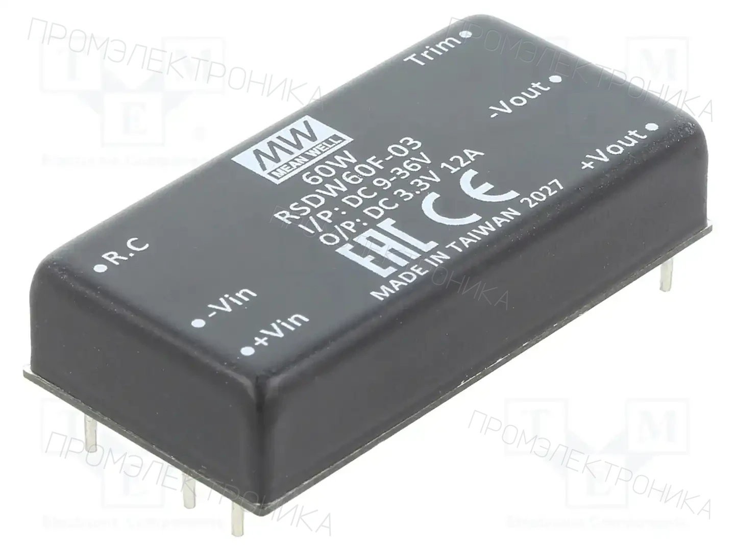 MEAN WELL RSDW60F-03 — Преобразователи DC/DC