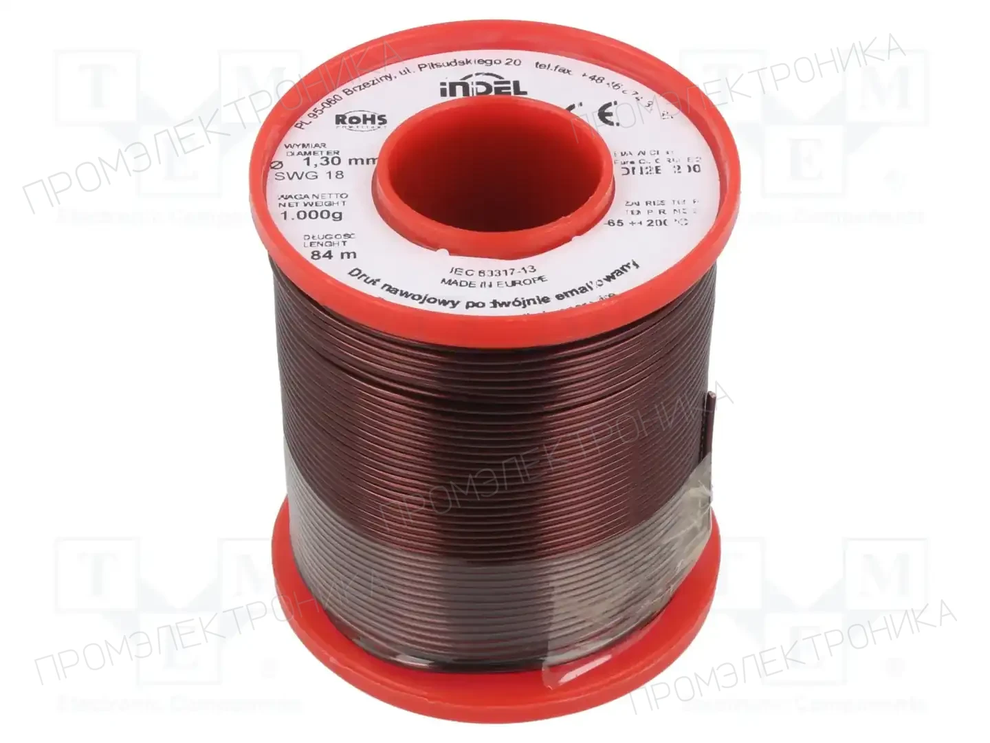 INDEL DN2E1,30-1KG — Проволока обмоточная