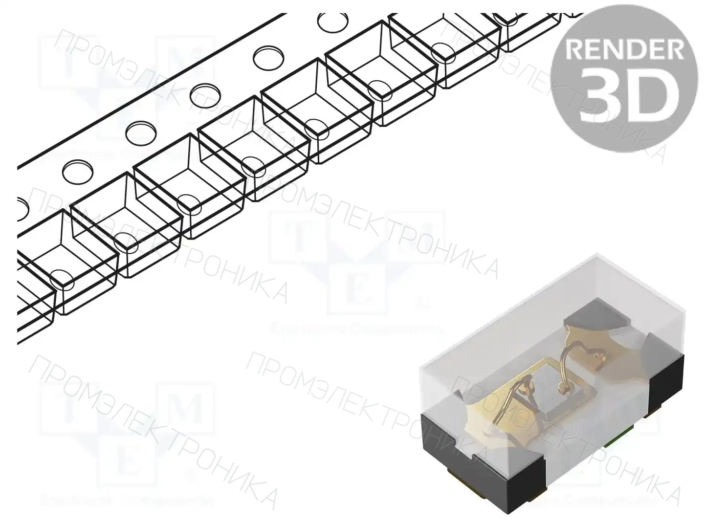 EVERLIGHT 19-22SURSYGC/S530-A2/TR8 — Светодиоды SMD цветные