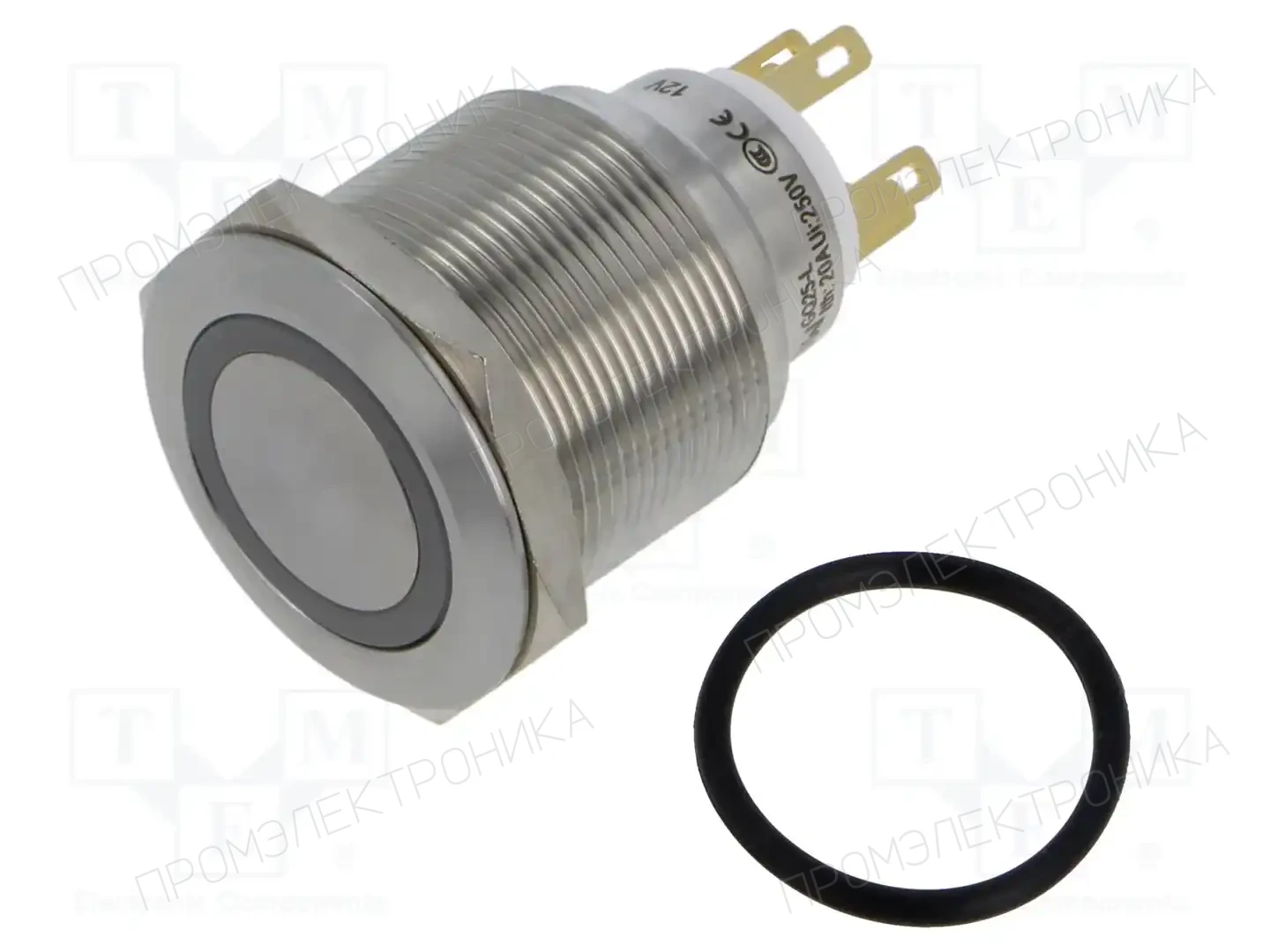 ONPOW GQ25-L-11ZE/J/Y/12V/S — Переключатели кнопочные