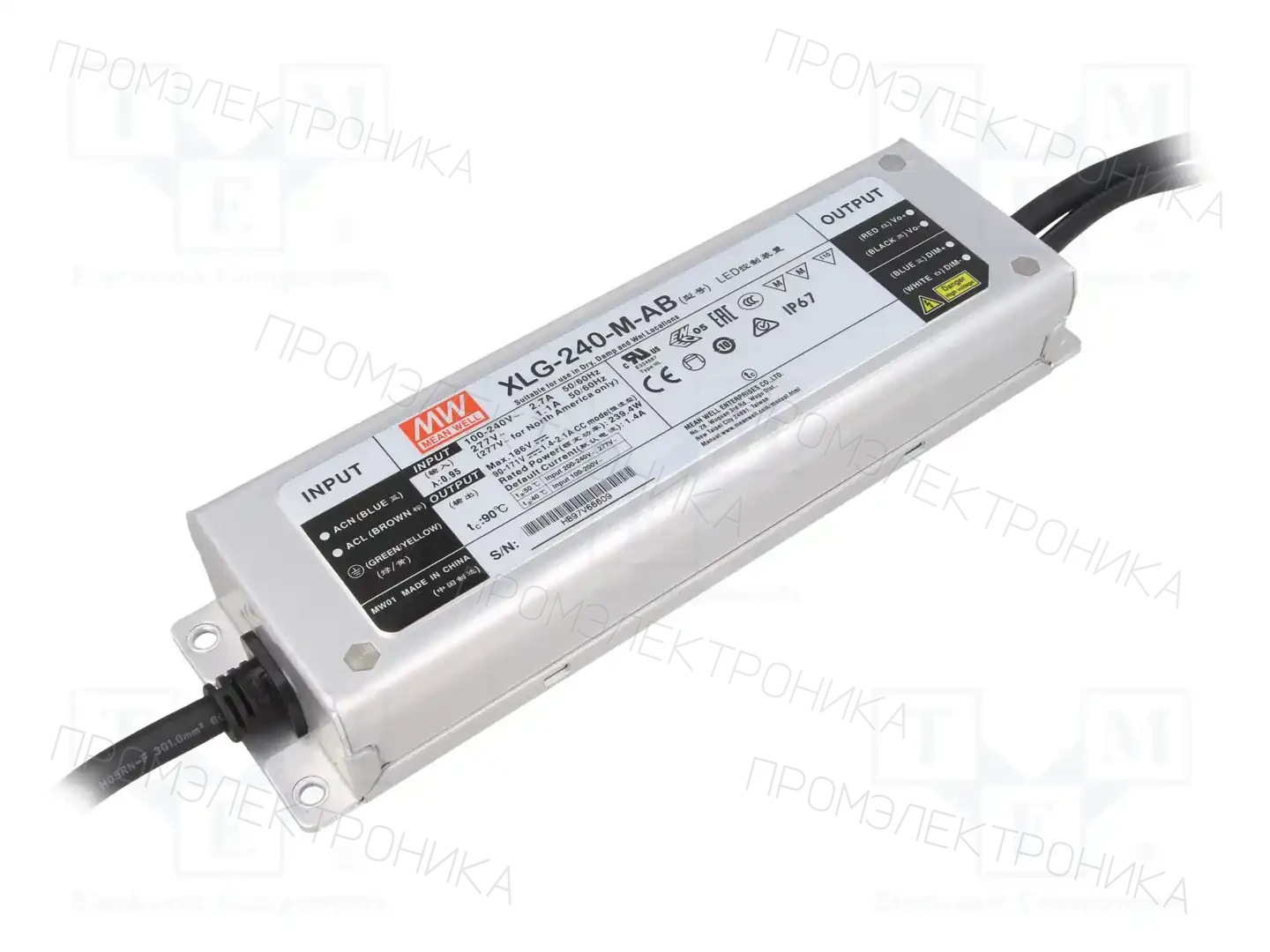 MEAN WELL XLG-240-M-AB — Блоки питания для LED