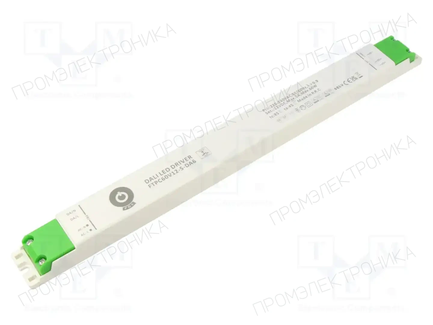 POS FTPC60V12-S-DA6 — Блоки питания для LED